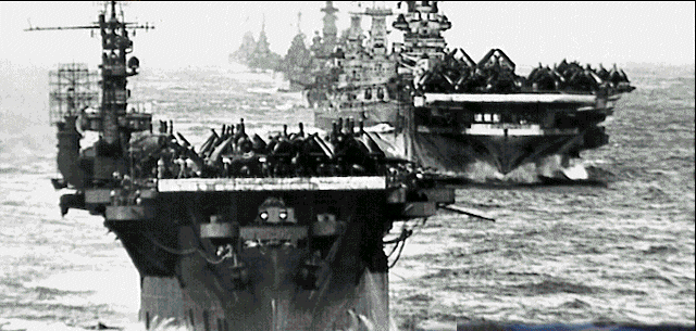 Japanese Fleet at sea